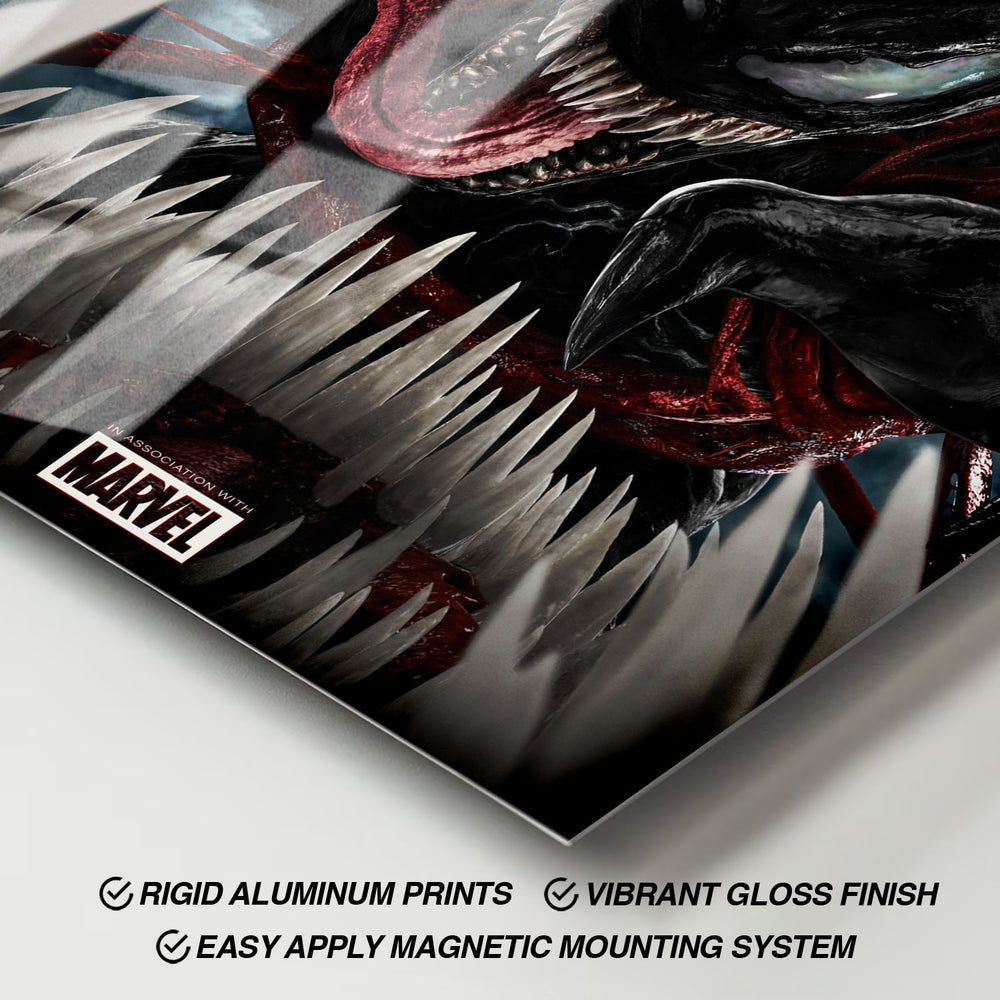 Flex Designs Metal Poster Venom Let There Be Carnage Cinematic 11 x 17" Home Goods - Movie 2021 Movie Metal Poster