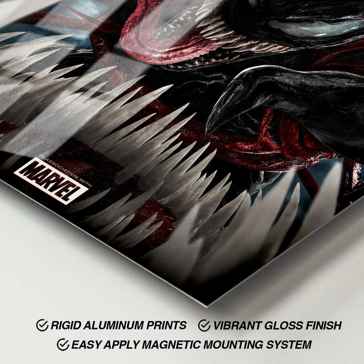 Flex Designs Metal Poster Venom Let There Be Carnage Cinematic 11 x 17" Home Goods - Movie 2021 Movie Metal Poster