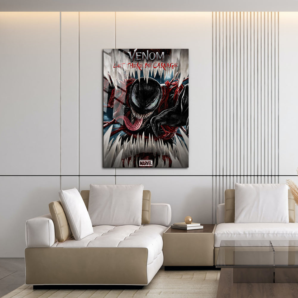Flex Designs Metal Poster Venom Let There Be Carnage Cinematic 16 x 24" Home Goods - Movie 2021 Movie Metal Poster