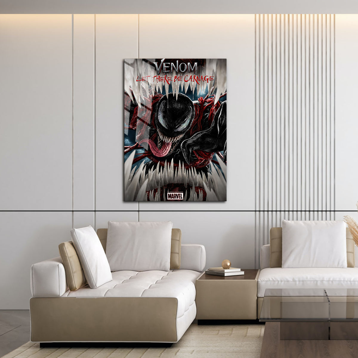 Flex Designs Metal Poster Venom Let There Be Carnage Cinematic 16 x 24" Home Goods - Movie 2021 Movie Metal Poster
