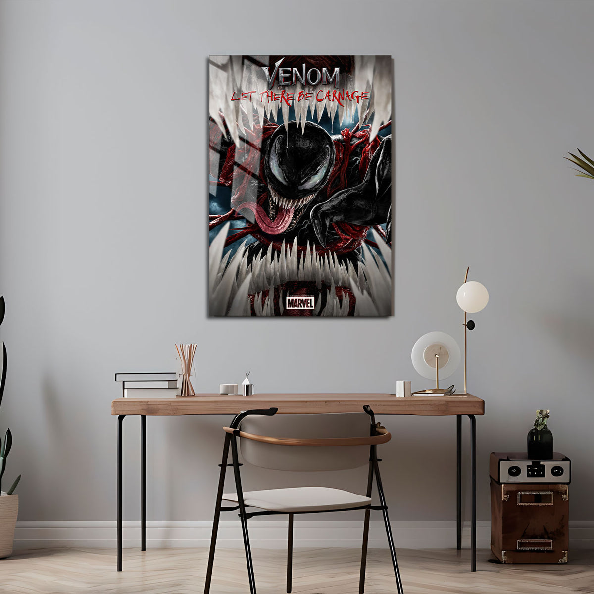 Flex Designs Metal Poster Venom Let There Be Carnage Cinematic 5 x 7" Home Goods - Movie 2021 Movie Metal Poster