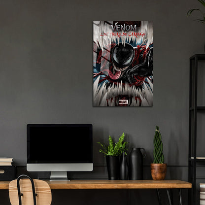 Flex Designs Metal Poster Venom Let There Be Carnage Cinematic 24 x 36" Home Goods - Movie 2021 Movie Metal Poster