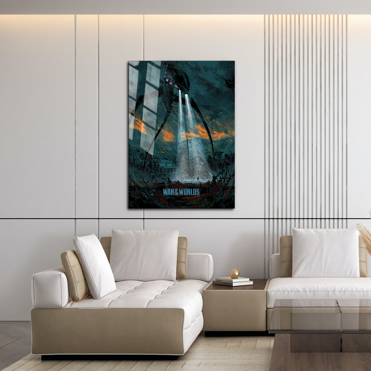 Flex Designs Metal Poster War of the Worlds 16 x 24" Home Goods - Movie 2005 Movie Metal Poster