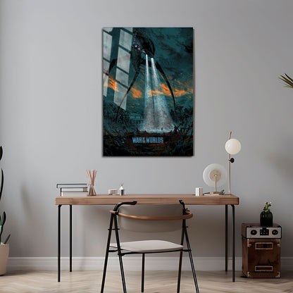 Flex Designs Metal Poster War of the Worlds 5 x 7" Home Goods - Movie 2005 Movie Metal Poster