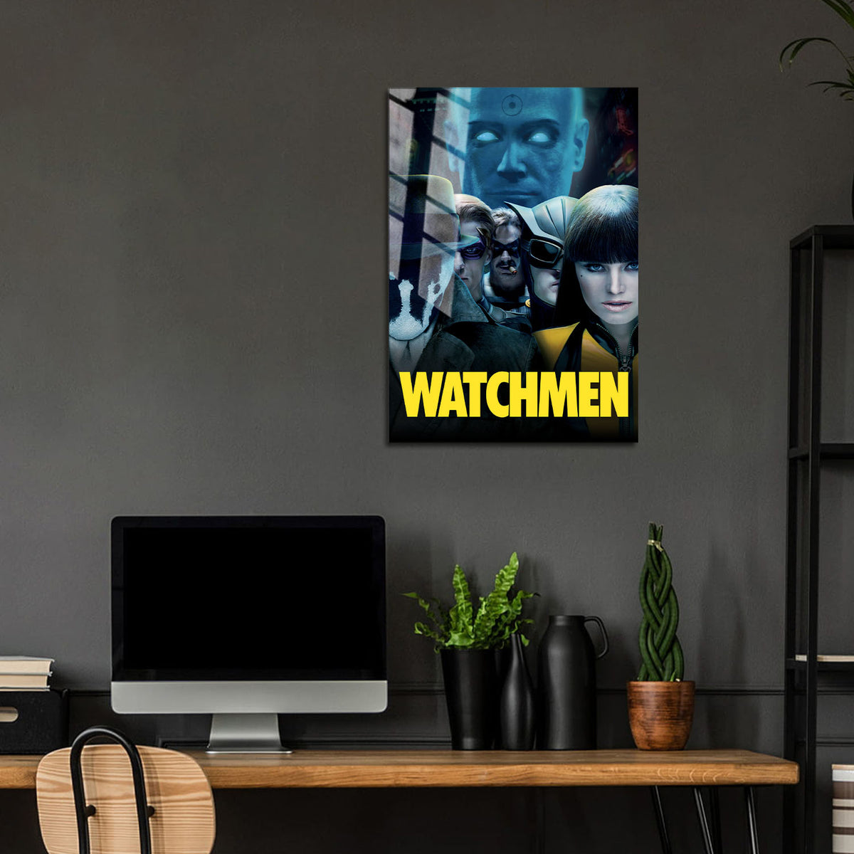 Flex Designs Metal Poster Watchmen 24 x 36" Home Goods - Movie 2009 Movie Metal Poster