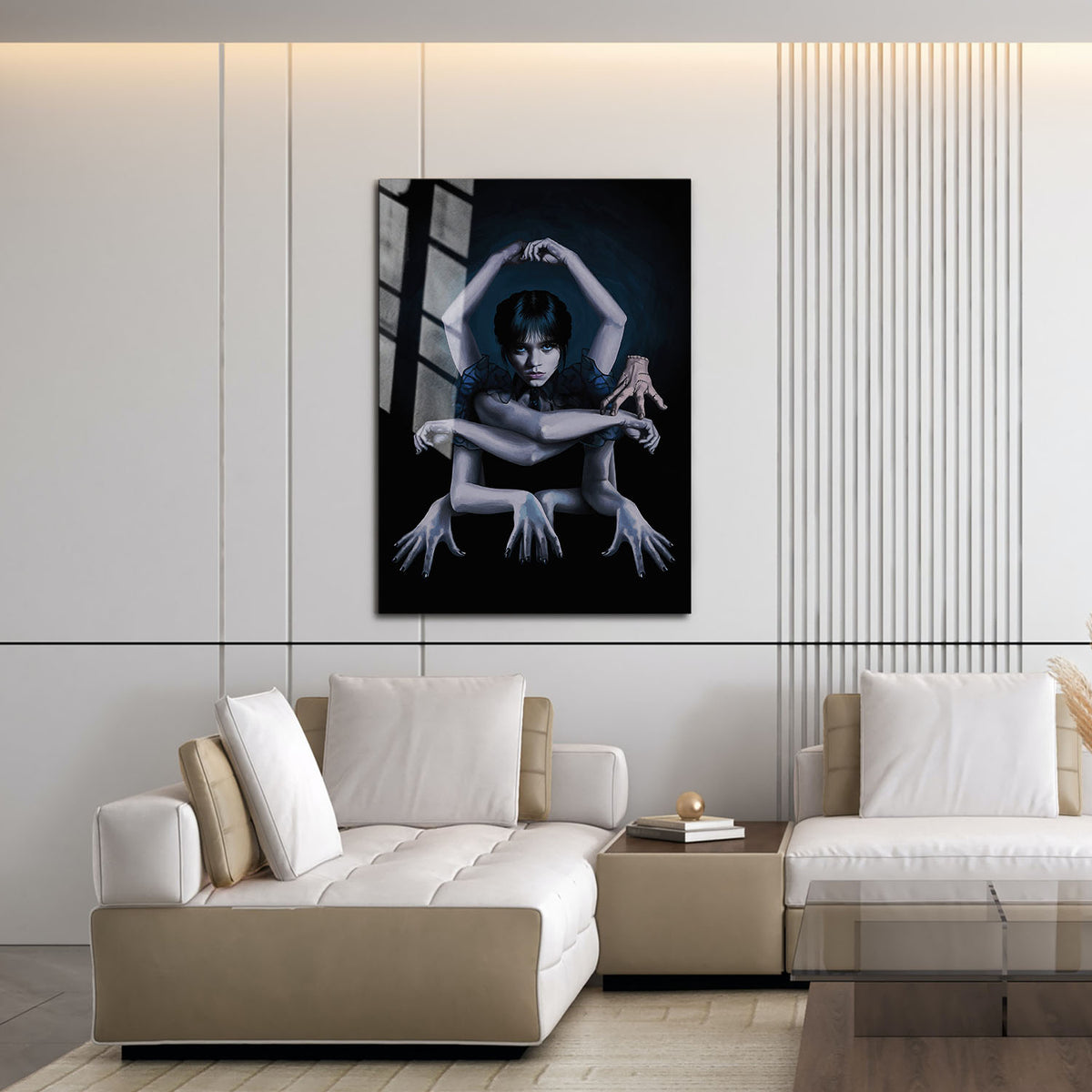 Flex Designs Metal Poster Wednesday Textless 16 x 24" Home Goods - TV Show 2022 TV Show Metal Poster