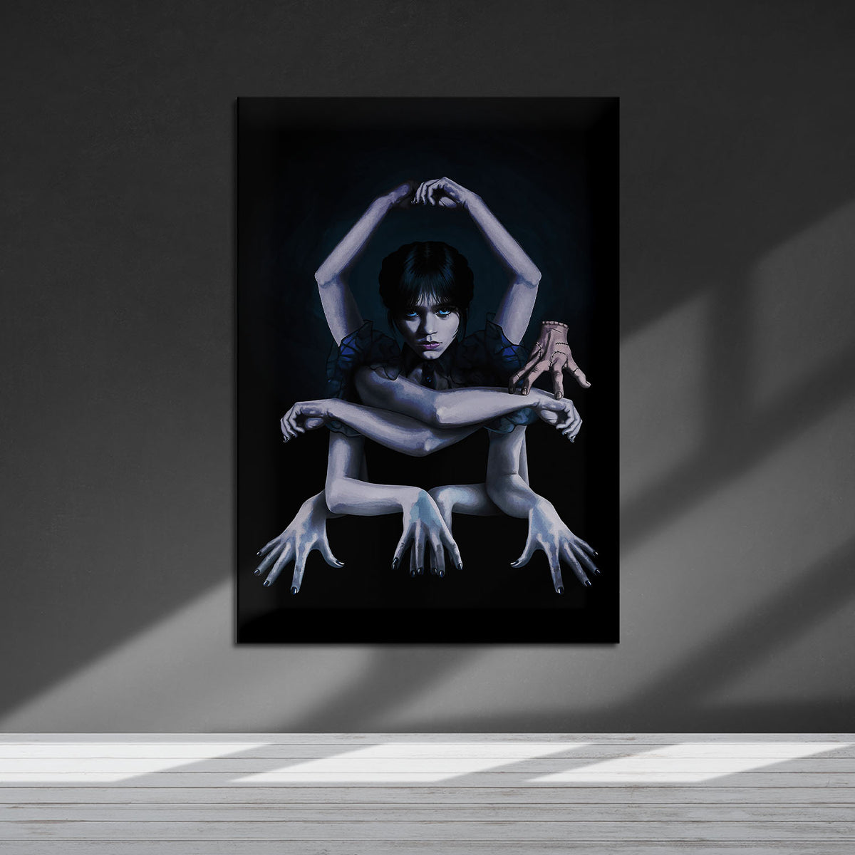 Flex Designs Metal Poster Wednesday Textless 5 x 7" Home Goods - TV Show 2022 TV Show Metal Poster