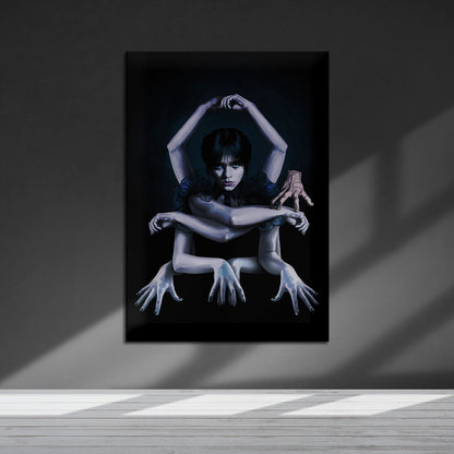 Flex Designs Metal Poster Wednesday Textless 5 x 7" Home Goods - TV Show 2022 TV Show Metal Poster
