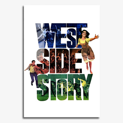 Flex Designs Metal Poster West Side Story Cover 11 x 17" Home Goods - Movie 1961 Movie Metal Poster