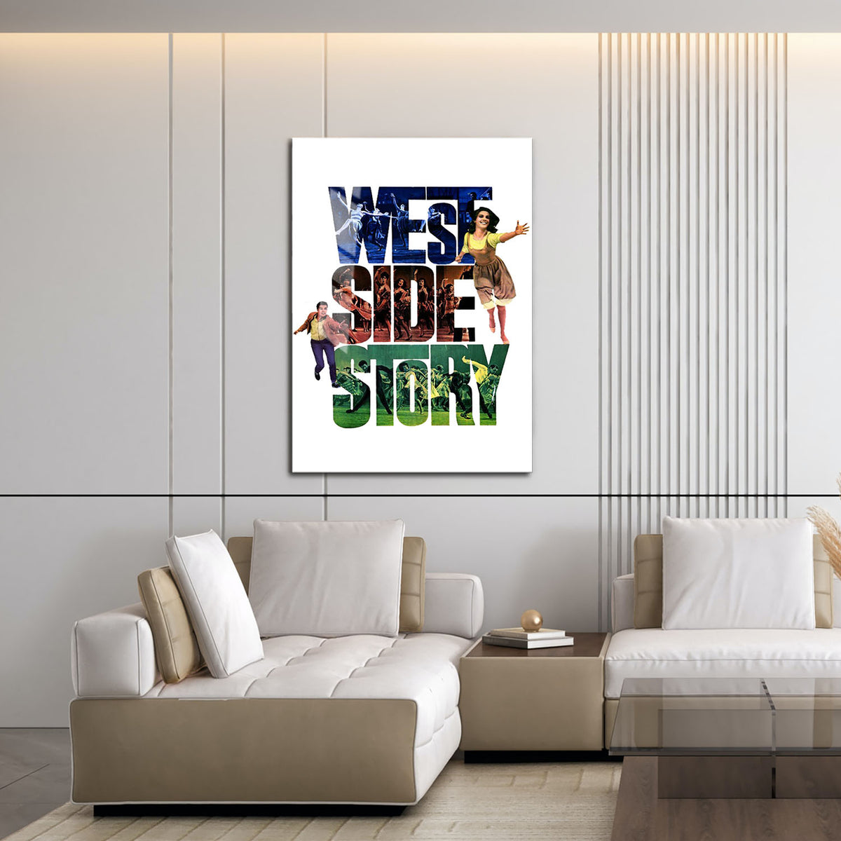 Flex Designs Metal Poster West Side Story Cover 16 x 24" Home Goods - Movie 1961 Movie Metal Poster