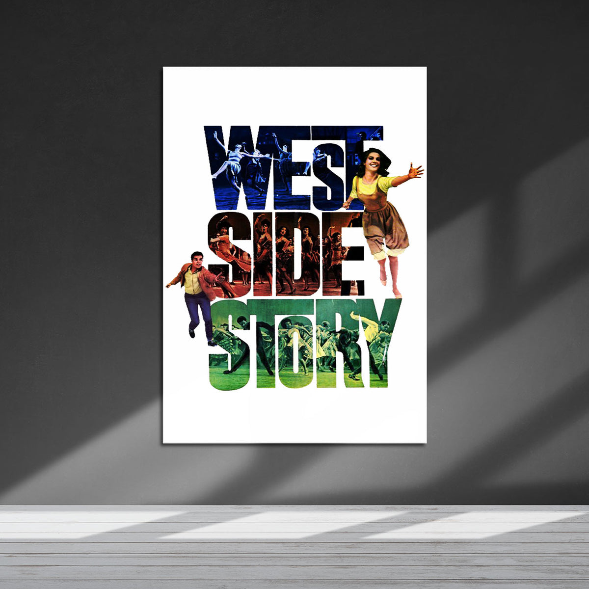 Flex Designs Metal Poster West Side Story Cover 5 x 7" Home Goods - Movie 1961 Movie Metal Poster
