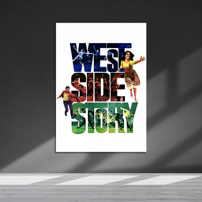 Flex Designs Metal Poster West Side Story Cover 5 x 7" Home Goods - Movie 1961 Movie Metal Poster