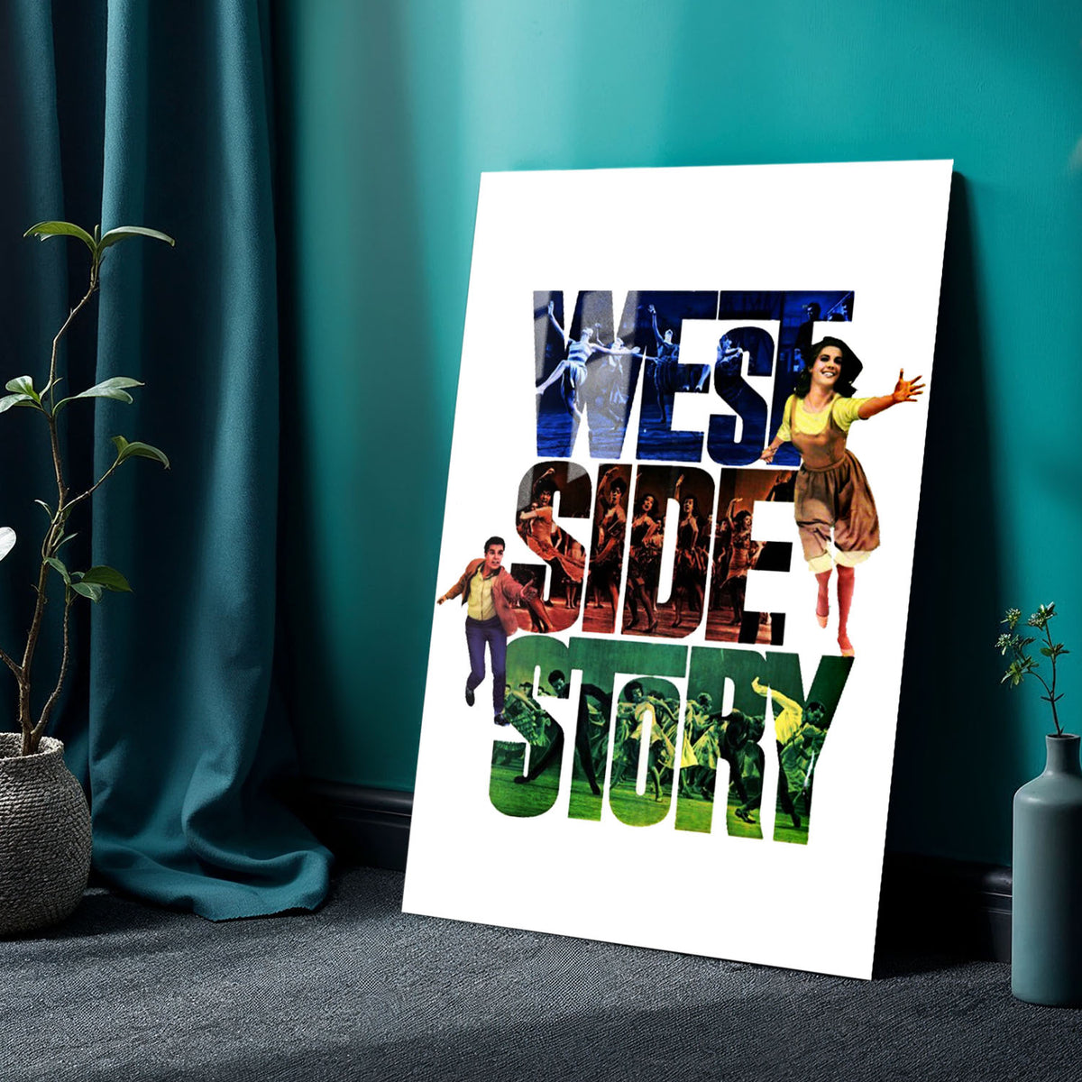 Flex Designs Metal Poster West Side Story Cover 24 x 36" Home Goods - Movie 1961 Movie Metal Poster