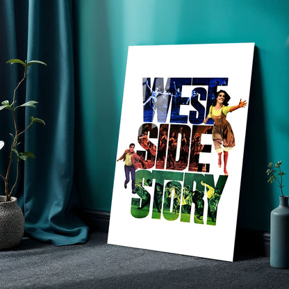 Flex Designs Metal Poster West Side Story Cover 24 x 36" Home Goods - Movie 1961 Movie Metal Poster