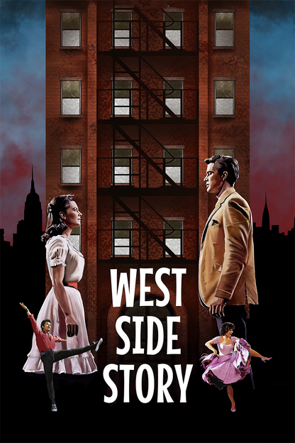 Flex Designs Metal Poster West Side Story 11 x 17" Home Goods - Movie 1961 Movie Metal Poster