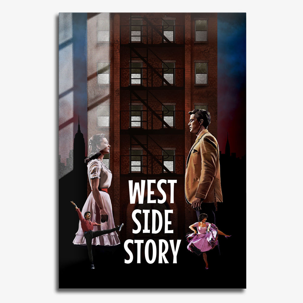 Flex Designs Metal Poster West Side Story 11 x 17" Home Goods - Movie 1961 Movie Metal Poster