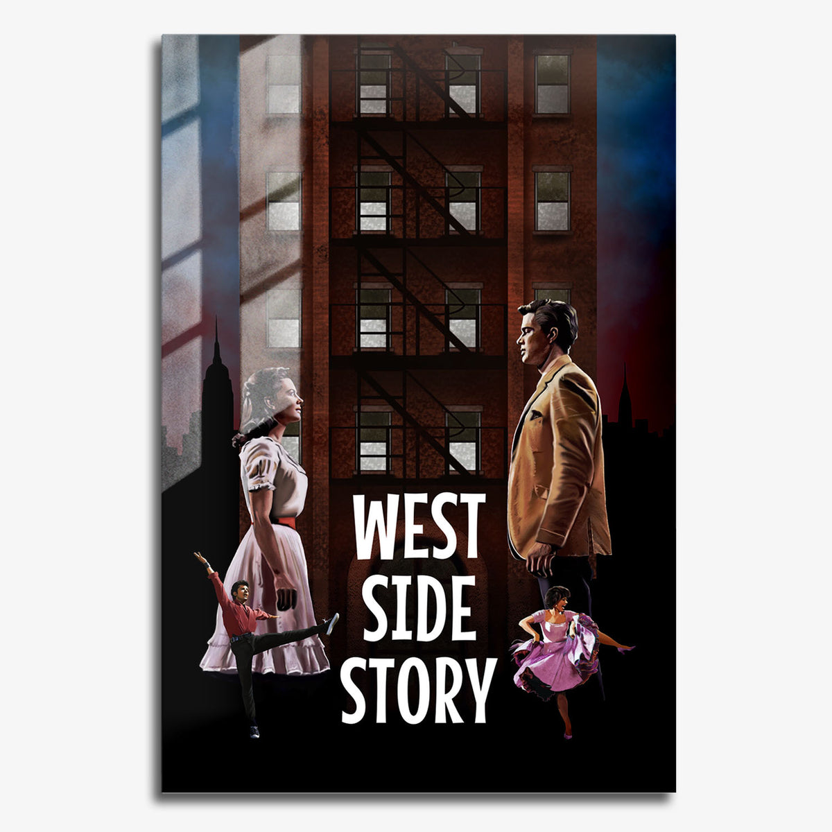 Flex Designs Metal Poster West Side Story 11 x 17" Home Goods - Movie 1961 Movie Metal Poster