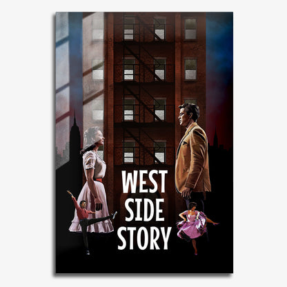 Flex Designs Metal Poster West Side Story 11 x 17" Home Goods - Movie 1961 Movie Metal Poster