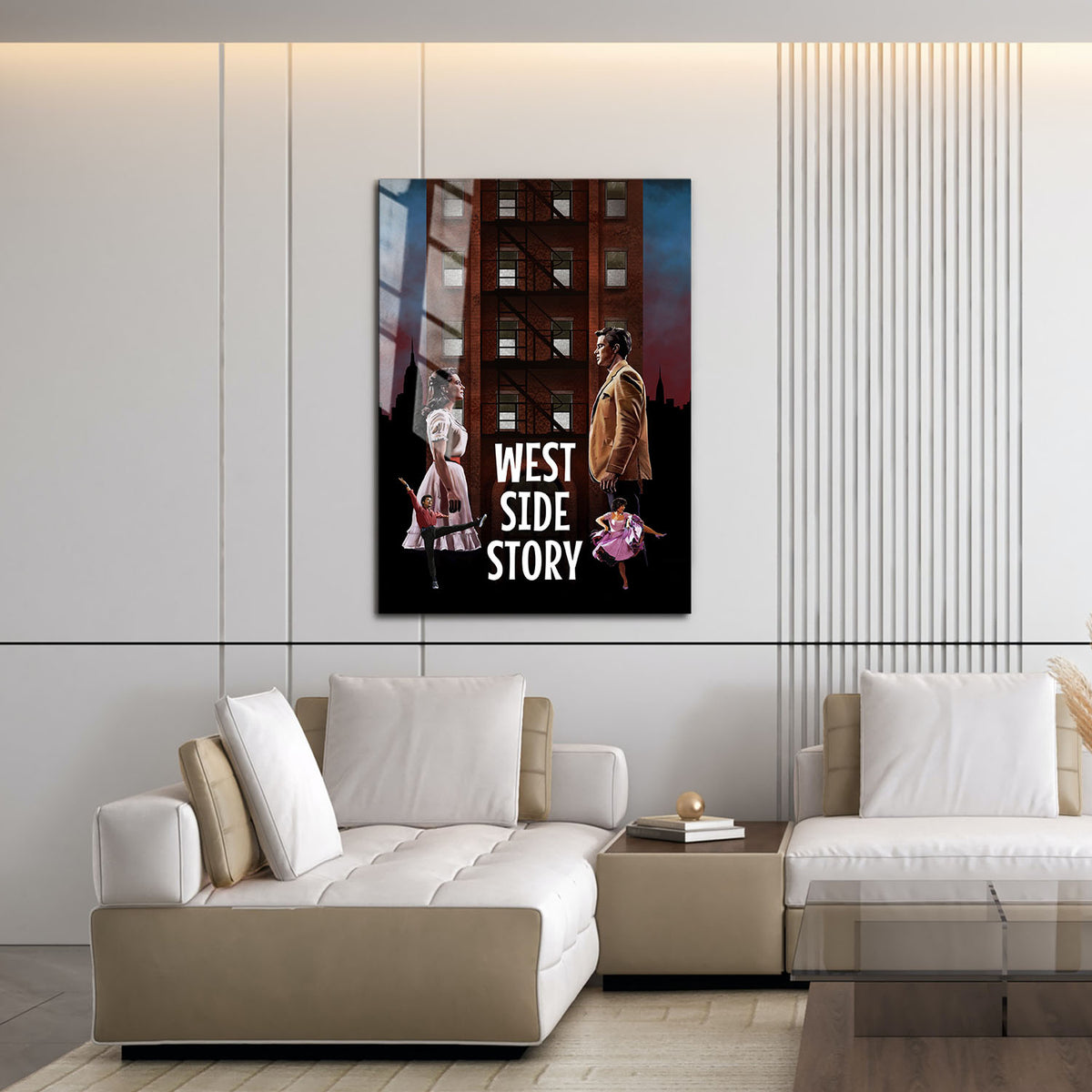 Flex Designs Metal Poster West Side Story 16 x 24" Home Goods - Movie 1961 Movie Metal Poster