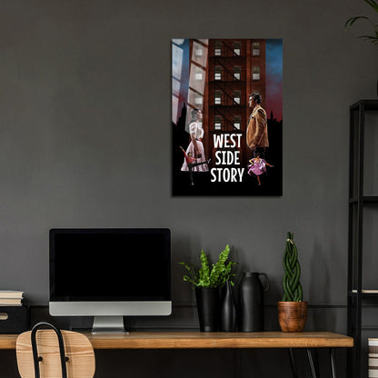 Flex Designs Metal Poster West Side Story 24 x 36" Home Goods - Movie 1961 Movie Metal Poster
