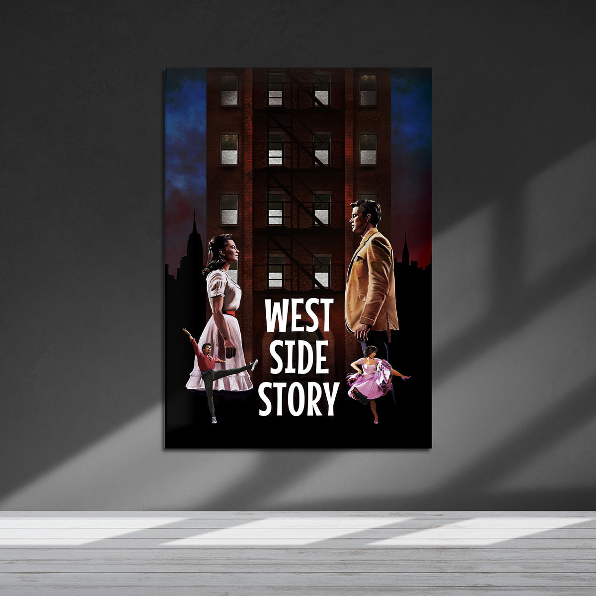 Flex Designs Metal Poster West Side Story 5 x 7" Home Goods - Movie 1961 Movie Metal Poster