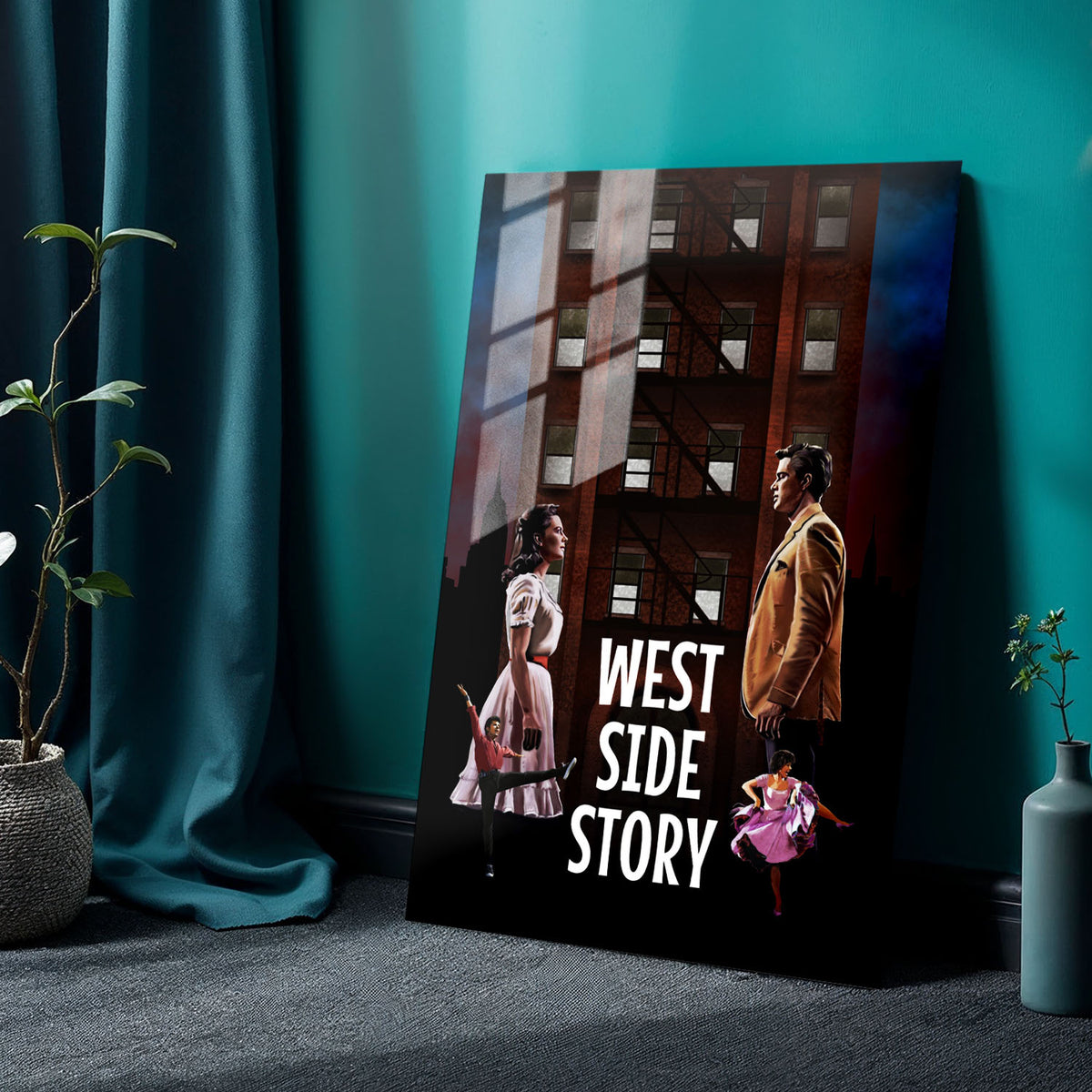 Flex Designs Metal Poster West Side Story 24 x 36" Home Goods - Movie 1961 Movie Metal Poster