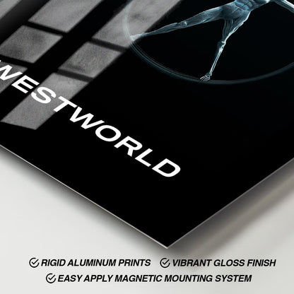 Flex Designs Metal Poster Westworld Alternate 11 x 17" Home Goods - TV Show 2016 TV Show Metal Poster
