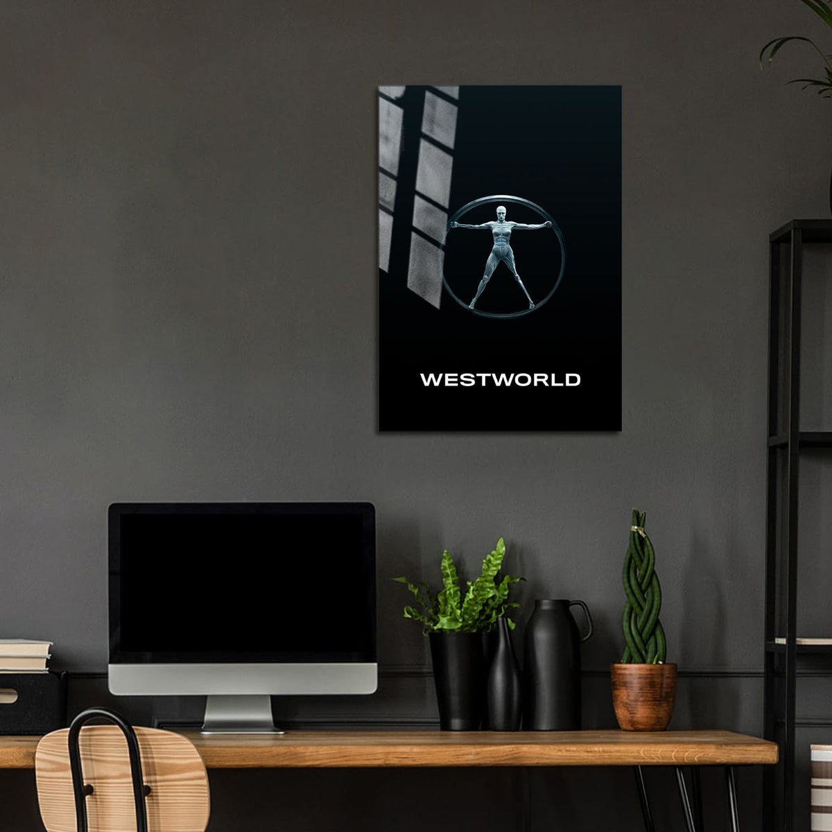 Flex Designs Metal Poster Westworld Alternate 24 x 36" Home Goods - TV Show 2016 TV Show Metal Poster