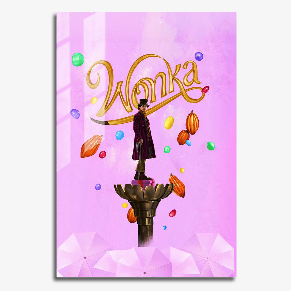Flex Designs Metal Poster Wonka 11 x 17" Home Goods - Movie 2023 Movie Metal Poster