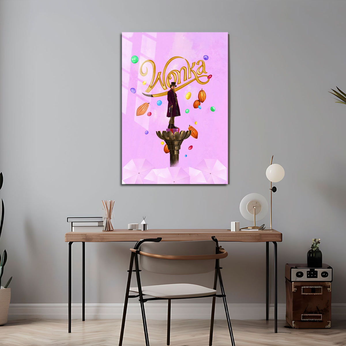 Flex Designs Metal Poster Wonka 5 x 7" Home Goods - Movie 2023 Movie Metal Poster