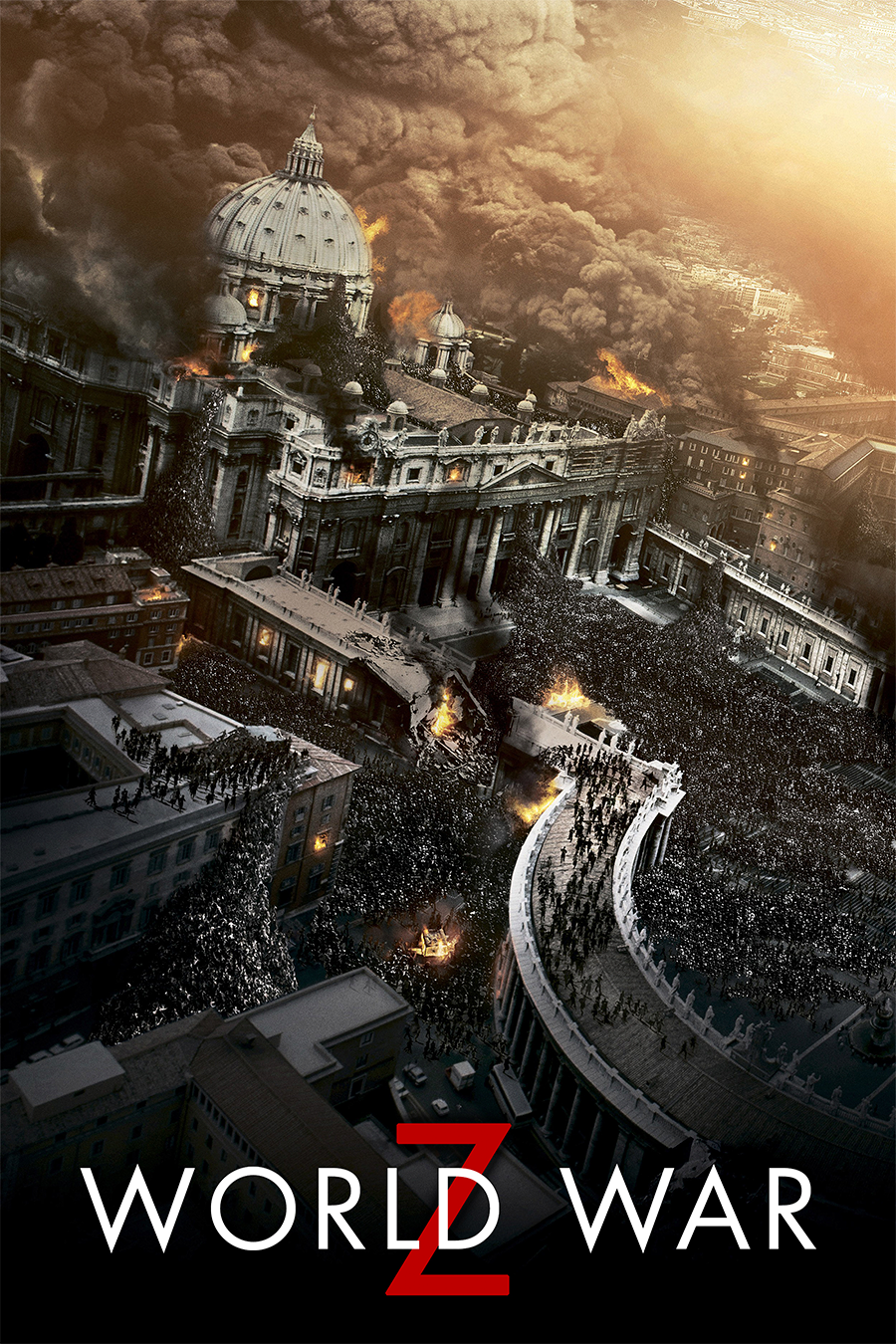 Flex Designs Metal Poster World War Z Theatrical 11 x 17" Home Goods - Movie 2013 Movie Metal Poster