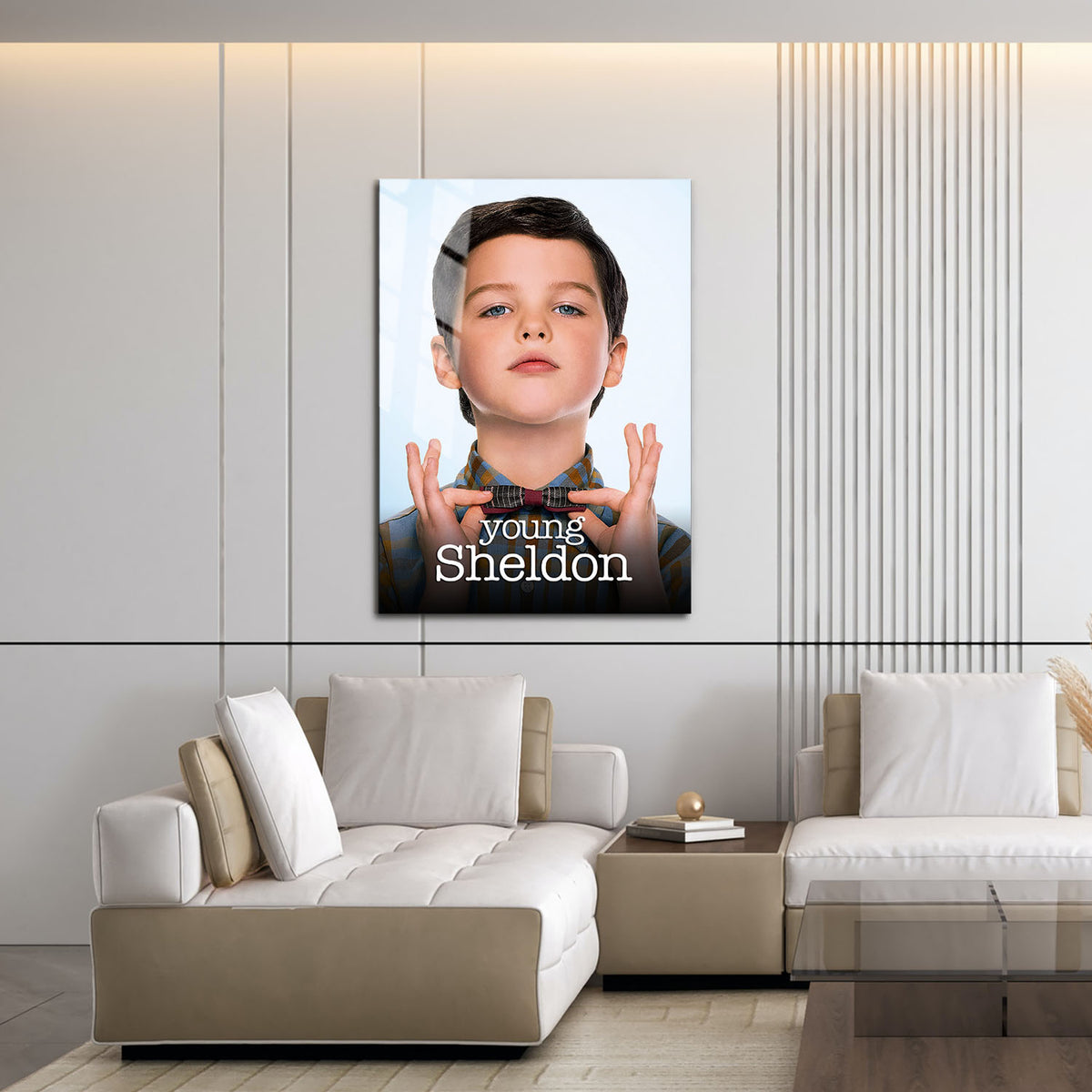 Flex Designs Metal Poster Young Sheldon 16 x 24" Home Goods - TV Show 2017 TV Show Metal Poster