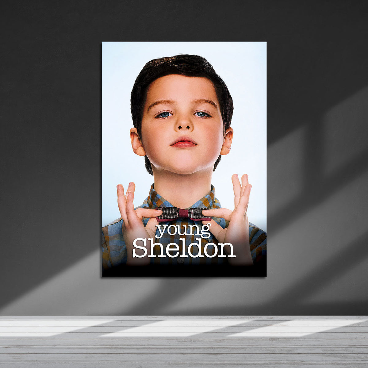 Flex Designs Metal Poster Young Sheldon 5 x 7" Home Goods - TV Show 2017 TV Show Metal Poster