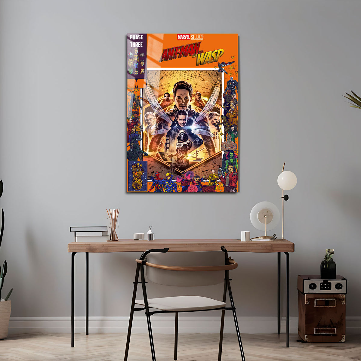 Flex Designs Metal Poster Ant Man and the Wasp Comics 5 x 7" Home Goods - Movie 2018 Movie Metal Poster