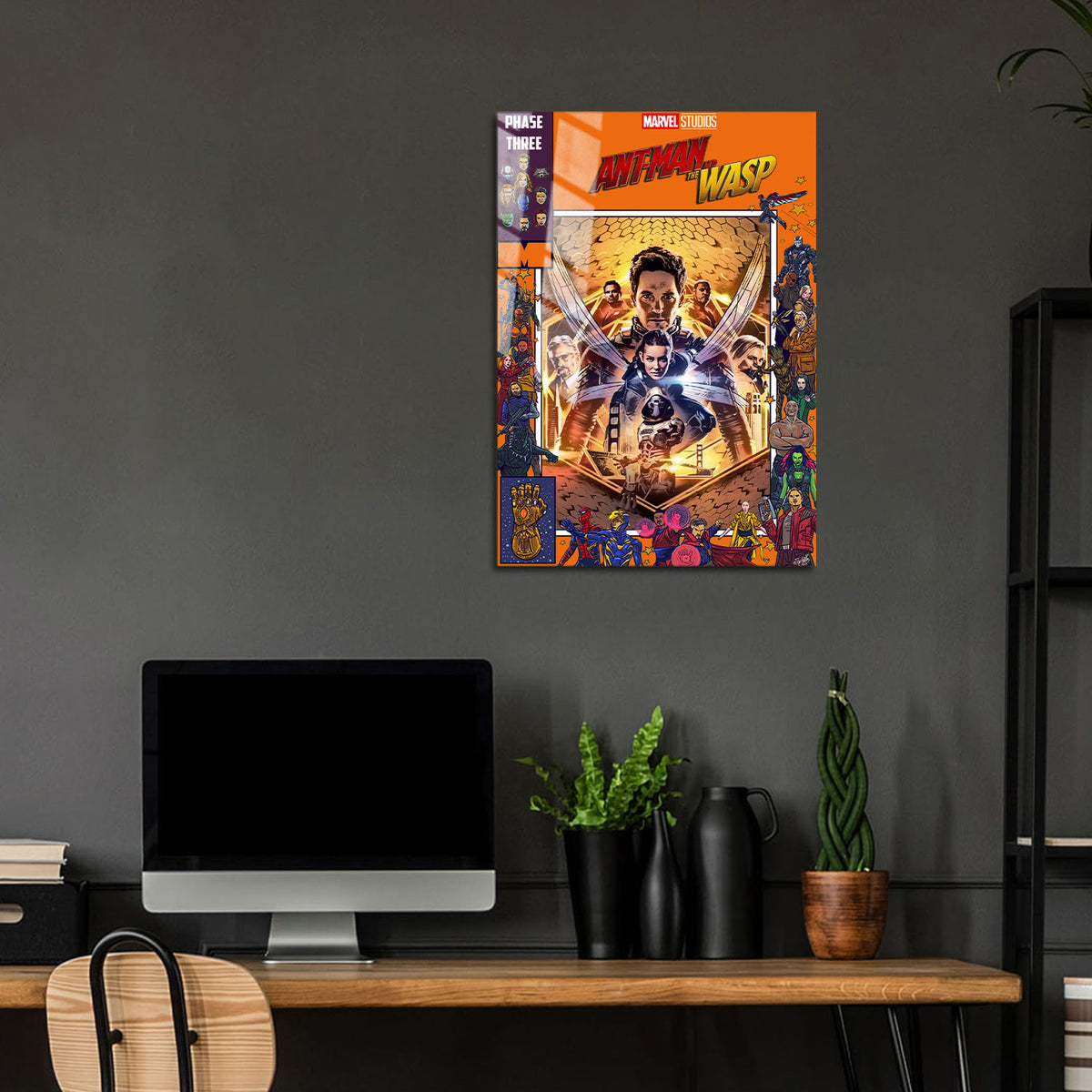 Flex Designs Metal Poster Ant Man and the Wasp Comics 24 x 36" Home Goods - Movie 2018 Movie Metal Poster