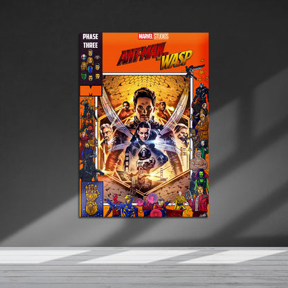 Flex Designs Metal Poster Ant Man and the Wasp Comics 5 x 7" Home Goods - Movie 2018 Movie Metal Poster