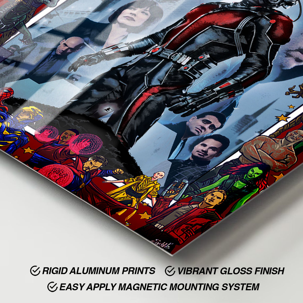 Flex Designs Metal Poster Ant-Man Comics 11 x 17" Home Goods - Movie 2015 Movie Metal Poster