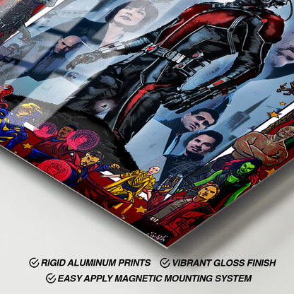 Flex Designs Metal Poster Ant-Man Comics 11 x 17" Home Goods - Movie 2015 Movie Metal Poster