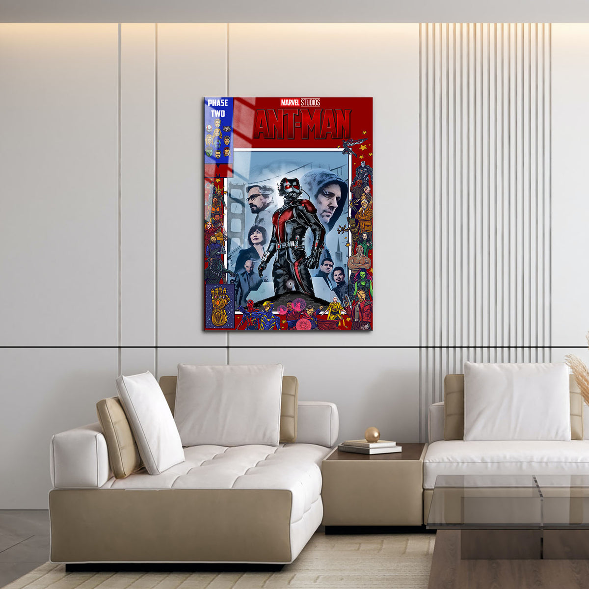 Flex Designs Metal Poster Ant-Man Comics 16 x 24" Home Goods - Movie 2015 Movie Metal Poster