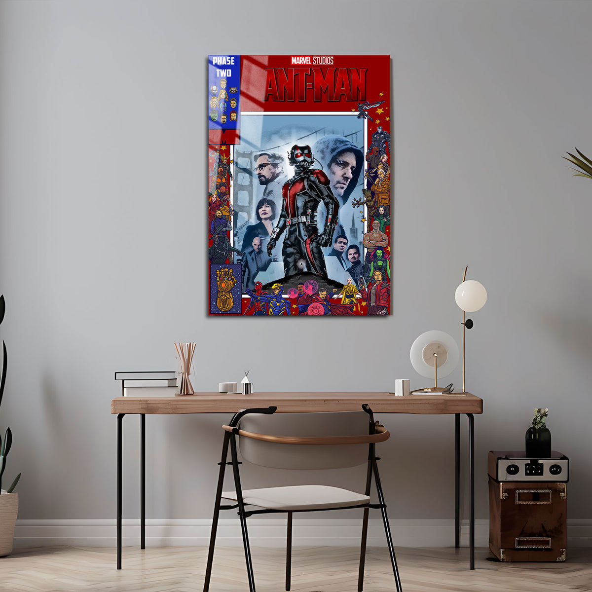 Flex Designs Metal Poster Ant-Man Comics 5 x 7" Home Goods - Movie 2015 Movie Metal Poster