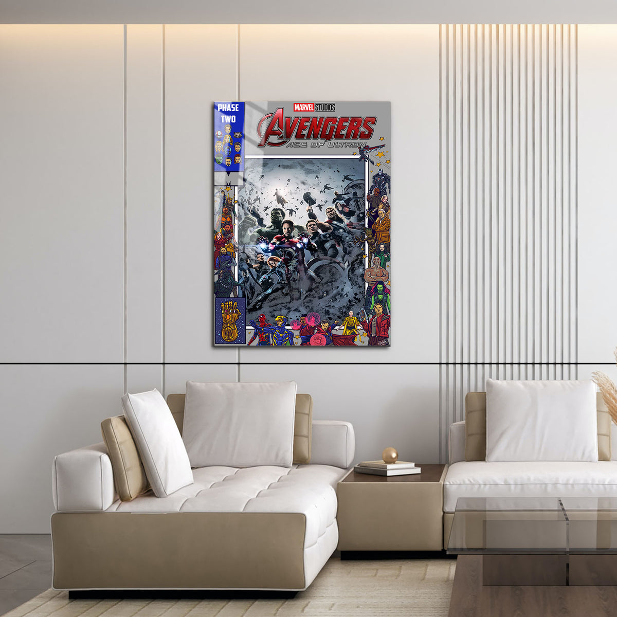 Flex Designs Metal Poster Avengers Age of Ultron Comics 16 x 24" Home Goods - Movie 2015 Movie Metal Poster