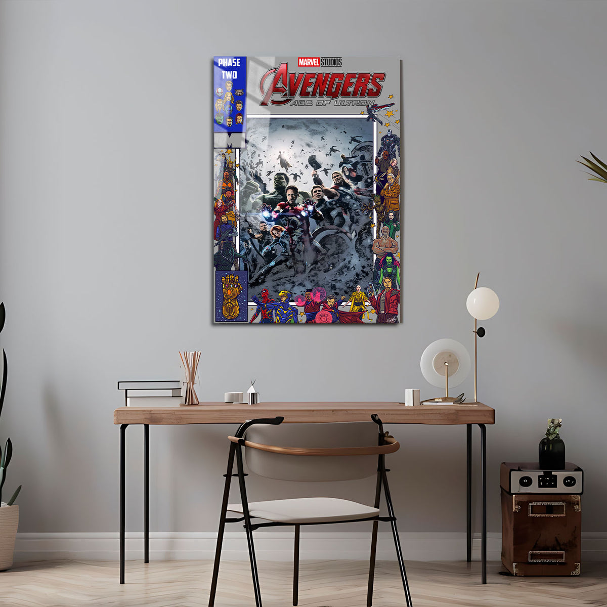 Flex Designs Metal Poster Avengers Age of Ultron Comics 5 x 7" Home Goods - Movie 2015 Movie Metal Poster