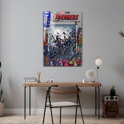 Flex Designs Metal Poster Avengers Age of Ultron Comics 5 x 7" Home Goods - Movie 2015 Movie Metal Poster