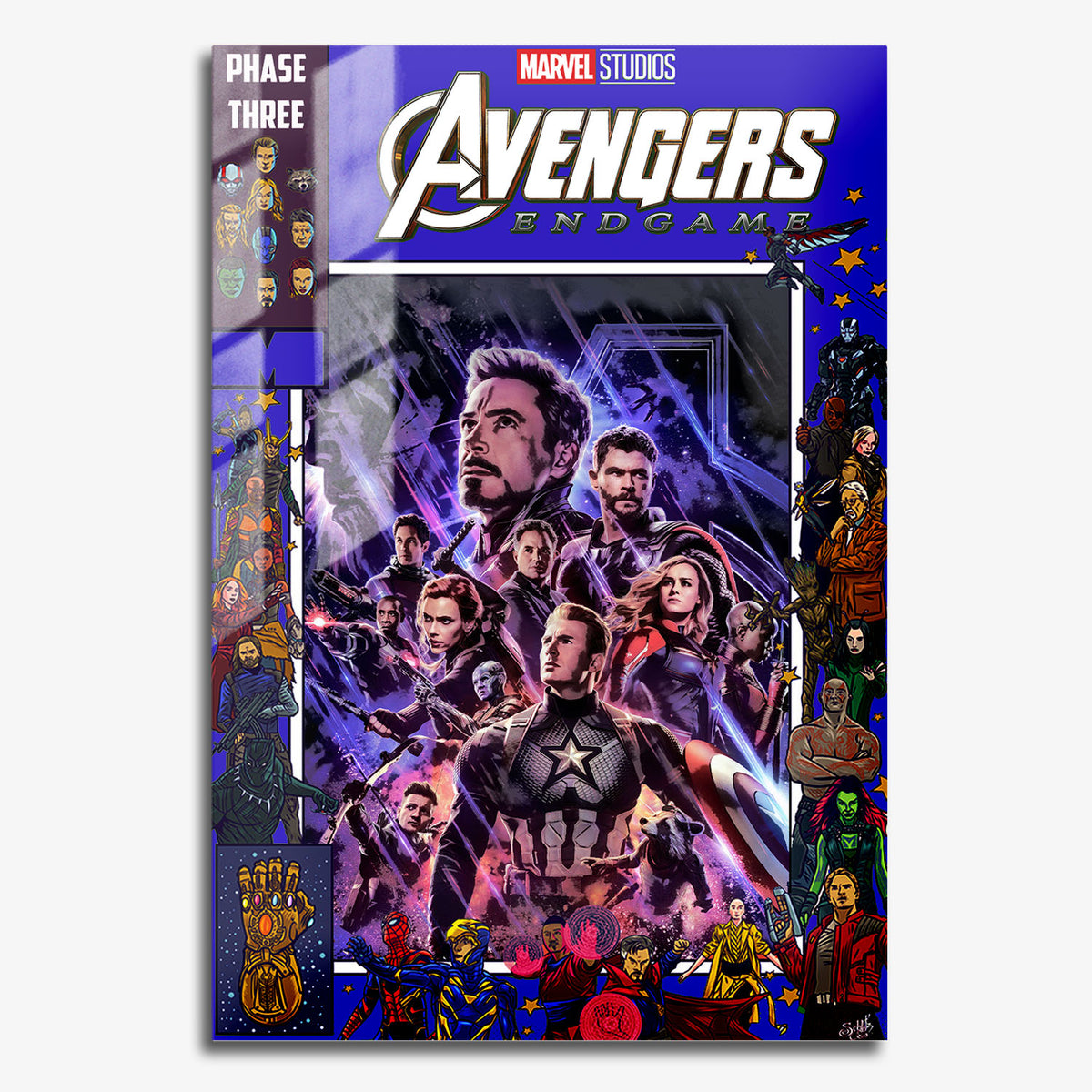 Flex Designs Metal Poster Avengers Endgame Comics 11 x 17" Home Goods - Movie 2019 Movie Metal Poster