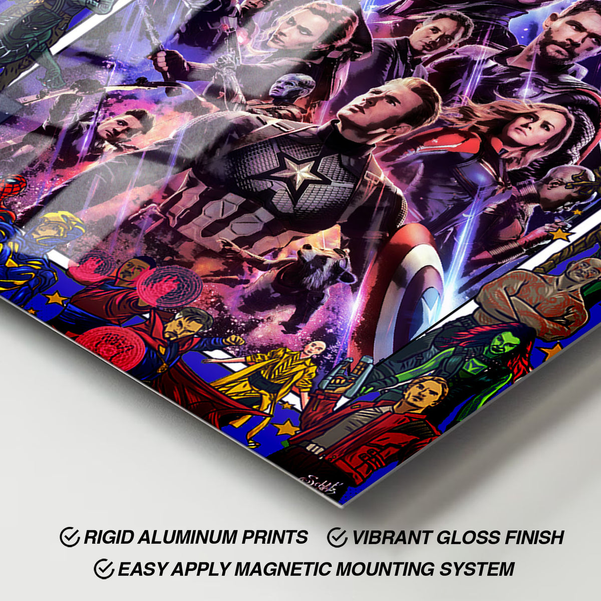 Flex Designs Metal Poster Avengers Endgame Comics 11 x 17" Home Goods - Movie 2019 Movie Metal Poster