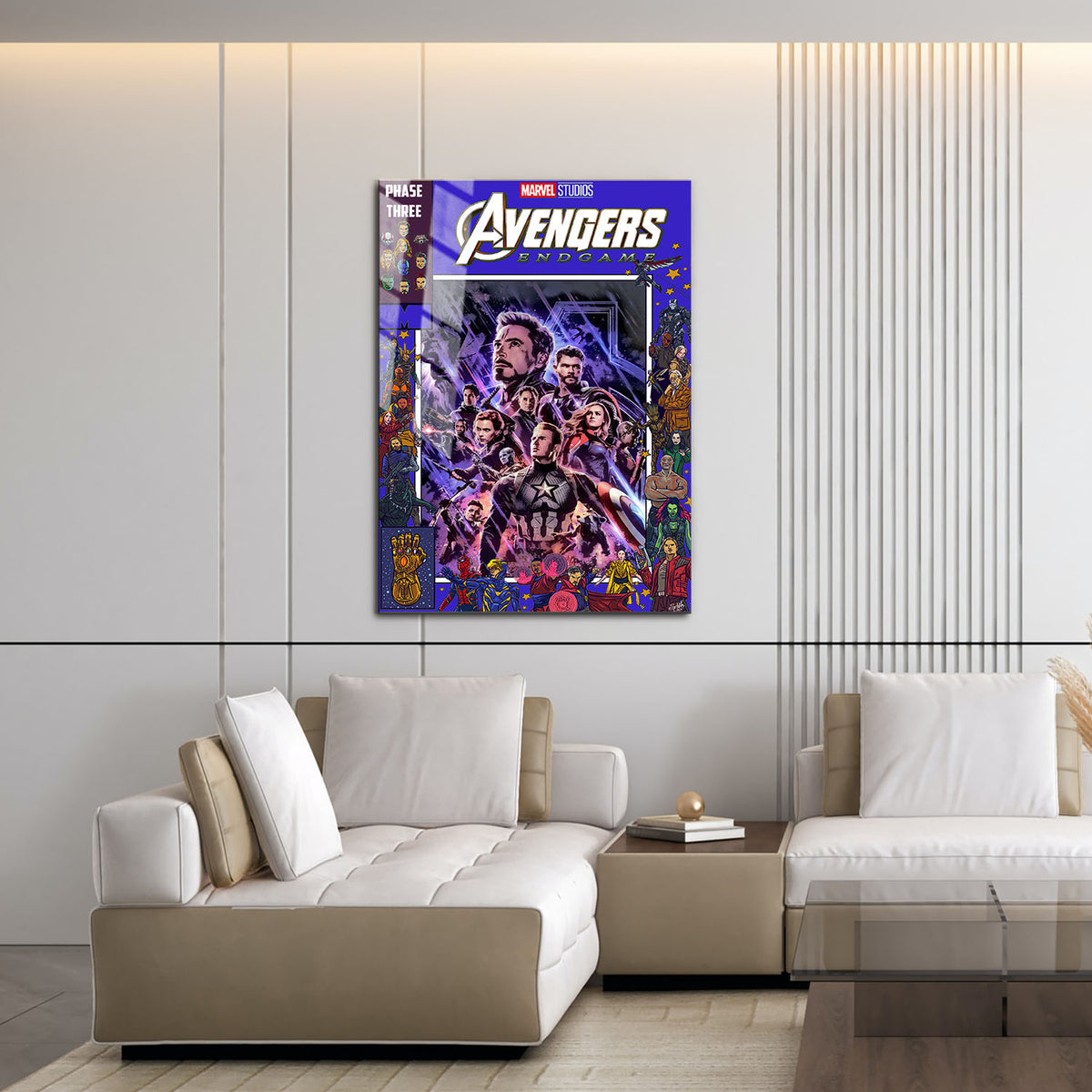 Flex Designs Metal Poster Avengers Endgame Comics 16 x 24" Home Goods - Movie 2019 Movie Metal Poster