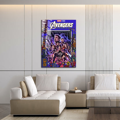 Flex Designs Metal Poster Avengers Endgame Comics 16 x 24" Home Goods - Movie 2019 Movie Metal Poster