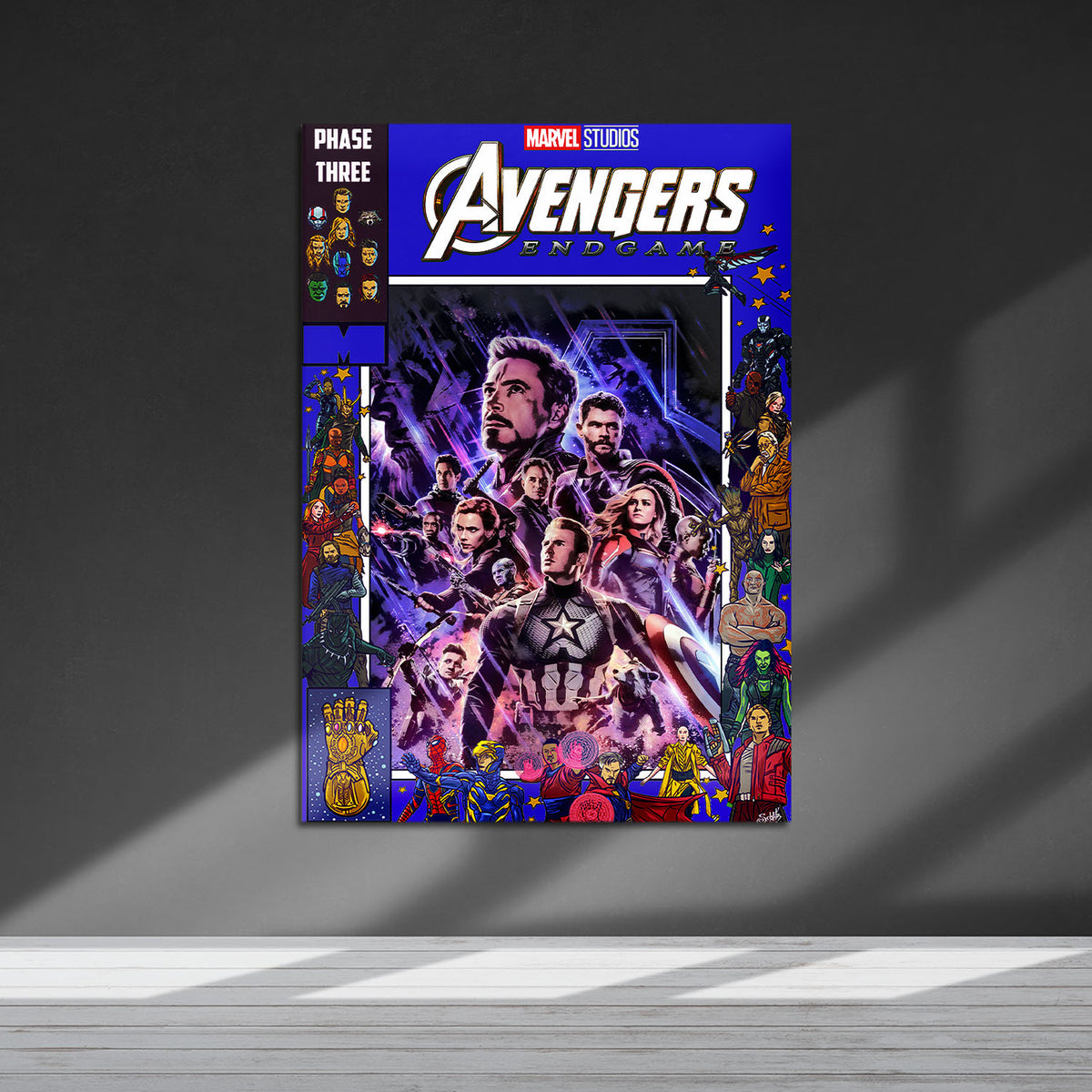 Flex Designs Metal Poster Avengers Endgame Comics 5 x 7" Home Goods - Movie 2019 Movie Metal Poster