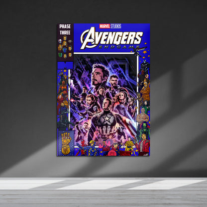 Flex Designs Metal Poster Avengers Endgame Comics 5 x 7" Home Goods - Movie 2019 Movie Metal Poster