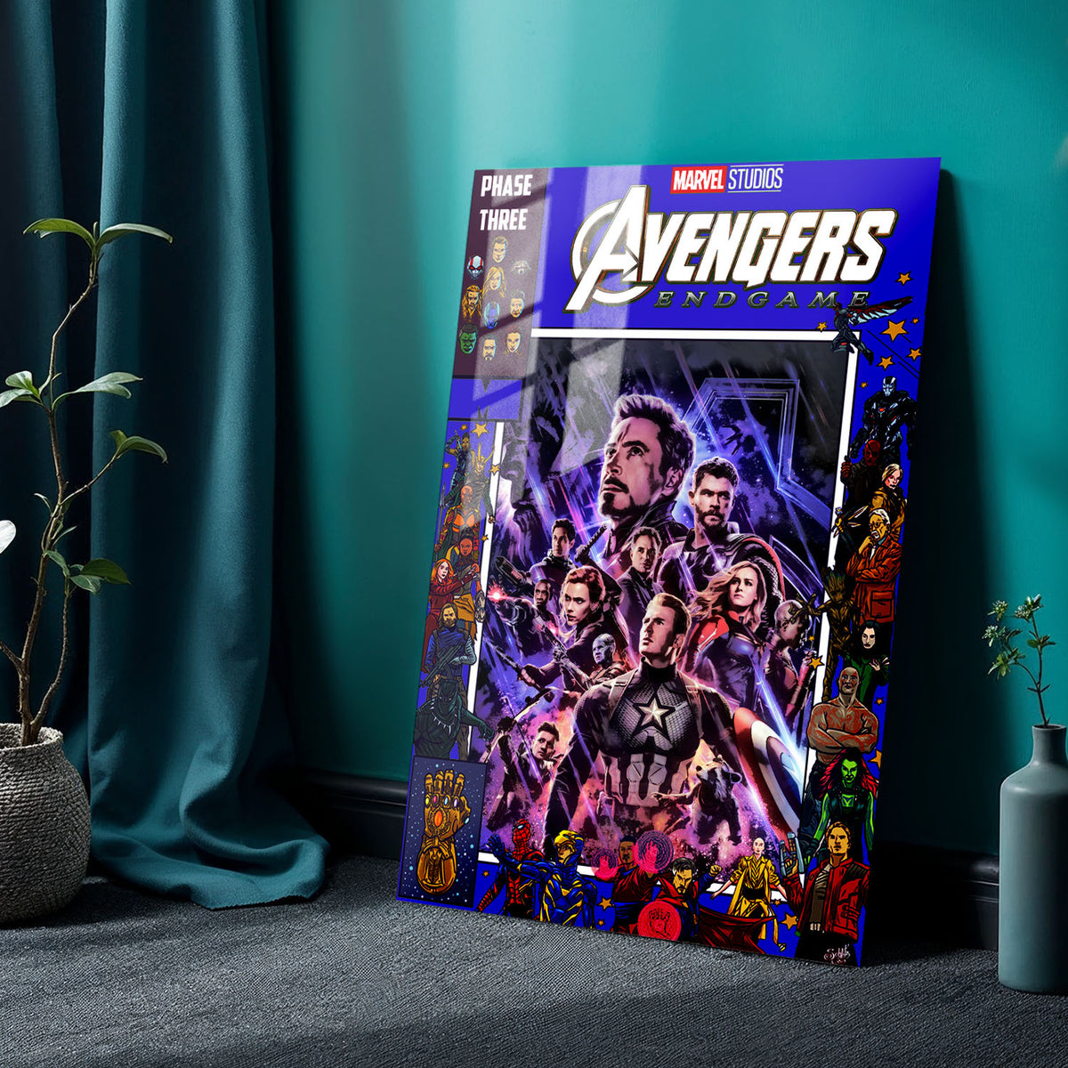 Flex Designs Metal Poster Avengers Endgame Comics 24 x 36" Home Goods - Movie 2019 Movie Metal Poster